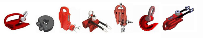 Lifting Clamps – Lifting Claws – for many applications. Remote Released Clamps minimize the risk of personal injury. The safe choice for Foundation Contractors